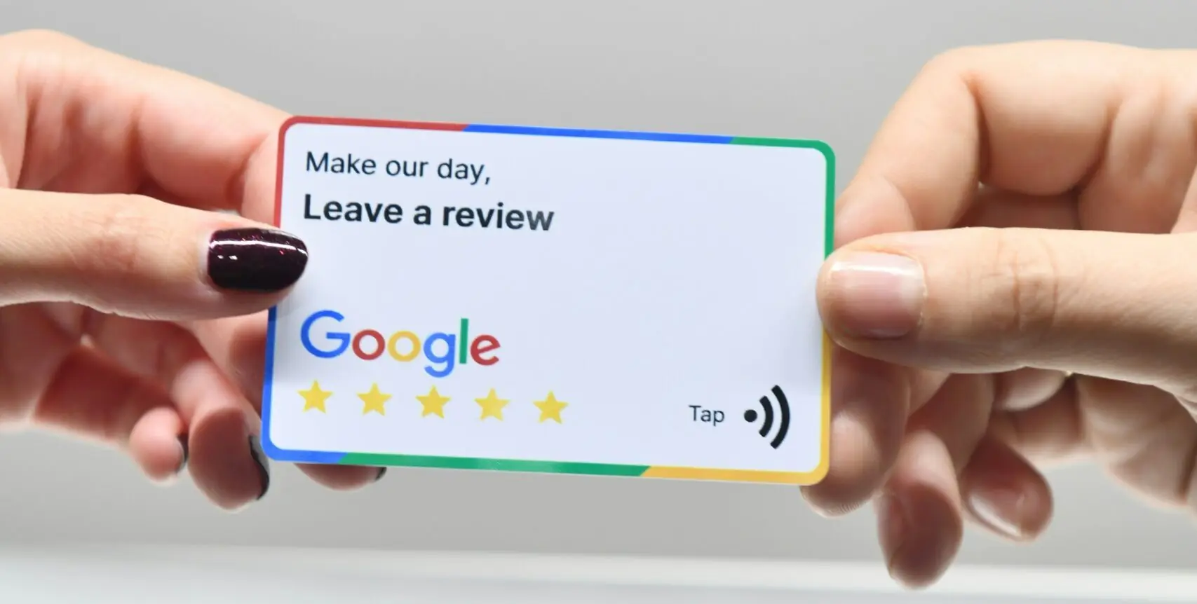 google review card